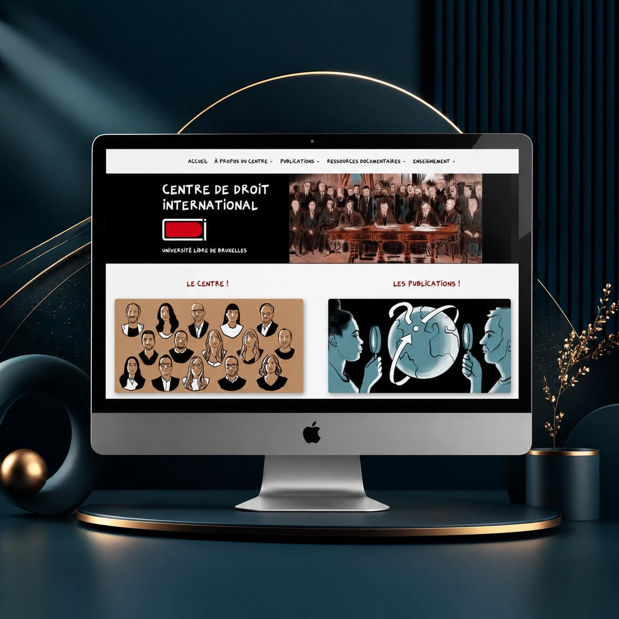 Site web ULB — cdi.ulb.ac.be, maintenu par Easy On Web depuis 5 ans